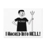 Hacked Into Hell Postcard