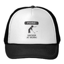 HACKER AT WORK HATS