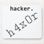 Hacker h4x0r mousepads