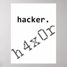 Hacker h4x0r print
