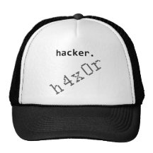 Hacker h4x0r trucker hats
