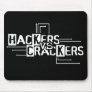 Hackers vs Crackers Mouse Pad