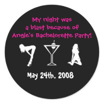Had a blast with the Bride Round Stickers