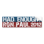 Had Enough bumper stickers