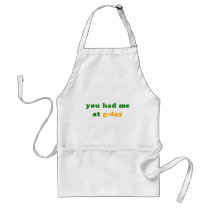 had me at g-day! apron