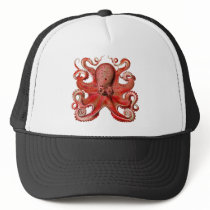 Haeckel Octopus Red Hats
