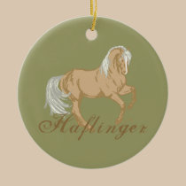 Haflinger Horse ornaments