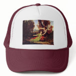 Hagar And Ishmael In The Desert By Colombel Nicola hats