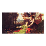 Hagar And Ishmael In The Desert By Colombel Nicola photo cards
