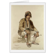 Hagiadur - from Erzerum, 1856 Greeting Card