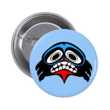 Haida Art Pinback Button