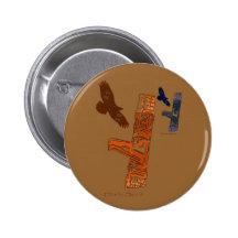 HAIDA COLLECTION PINBACK BUTTON