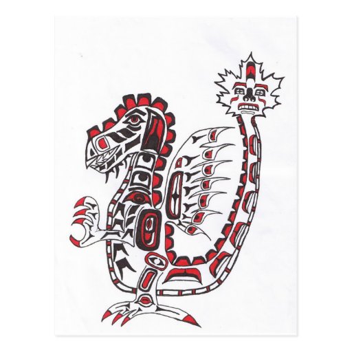 Haida Dragon Post Card