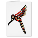 Haida Humming Bird Greeting Card