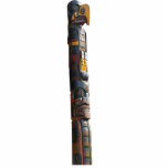 Haida Native American Totem Pole sculpted Gift photo sculptures
