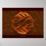 HAIDA SALMON KING Native American Art Poster