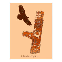 HAIDA SPIRIT Gift Collection Postcard