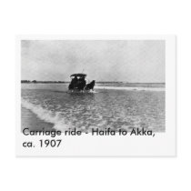 Haifa-Akka carriage route, ca. 1907 Post Cards