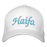 Haifa Israel Embroidered Hats