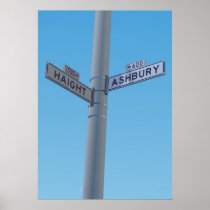 Haight - Ashbury Poster