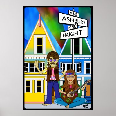 Haight Ashbury Summer of Love Poster by oldrockerdude