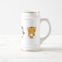 Haikoo Zoo Beer Stein Coffee Mug