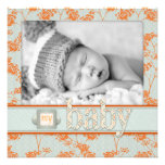 Haiku Baby Announcement Square