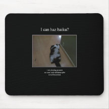 haiku cat 11 mousepad