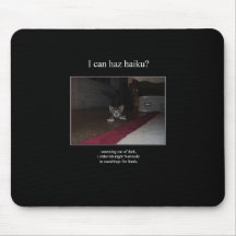 haiku cat 1 mousepad