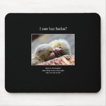 haiku cat 20 mousepad
