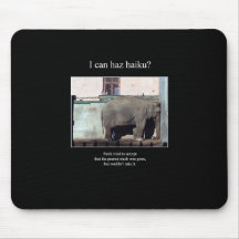 haiku cat 23 mousepad