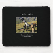 haiku cat 24 mousepad
