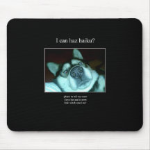 haiku cat 2 mousepad
