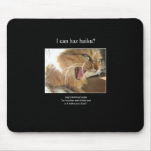 haiku cat 34 mousepad