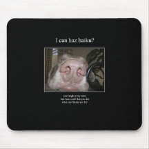 haiku cat 3 mousepad