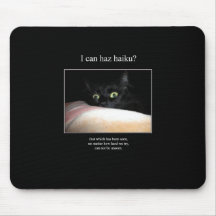 haiku cat 5 mousepad