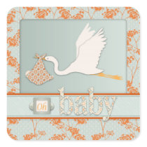Haiku Square Sticker 2B