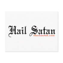 Hail Satan Postcard