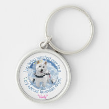Hailey - Guardian Angel Key chain