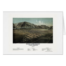 Hailey - Wood River, ID Panoramic Map - 1884 Card