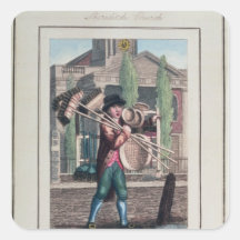 Hair Brooms, Shoreditch Church Square Sticker
