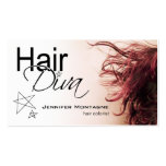 Hair Diva Stylist Colorist Hair Technician Business Card Template