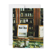 Hair Dye Custom Announcements