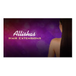 Hair Extensions Business Cards
