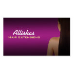 Hair Extensions Business Cards