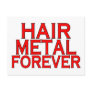 Hair Metal Forever Postcard