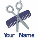 Hair Salon and Barber embroidered shirts