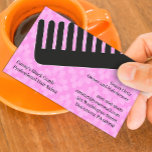 Hair Salon Business Card with Appointment business cards