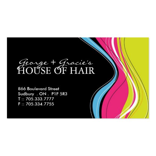 Hair Salon Business Cards Zazzle