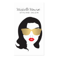 Hair Salon, Stylist, Beauty Girl Business Card